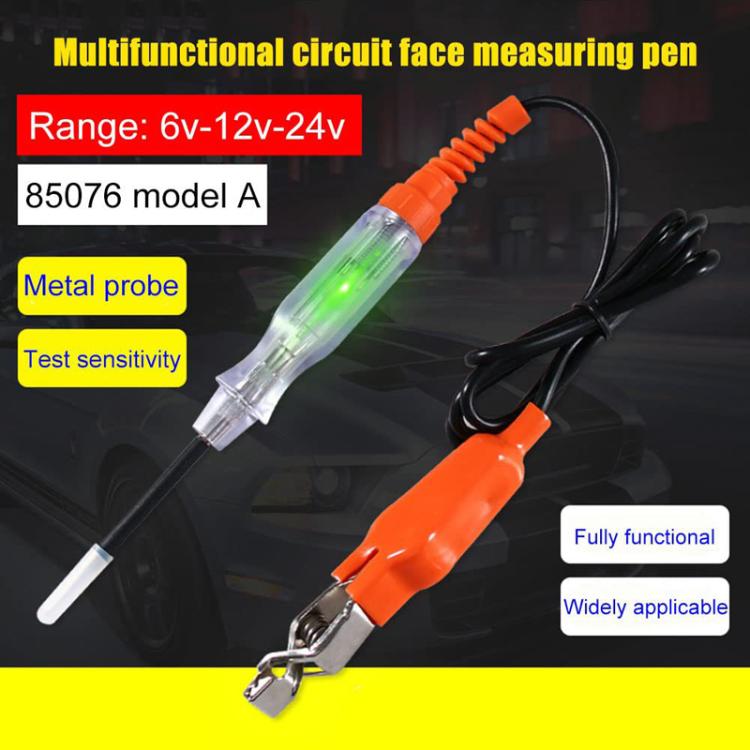Penna di rilevamento dell'elettricità per tester di circuito multifunzionale per auto da 6 V, 12 V, 24 V, sonda di potenza, CNBJ-85076A