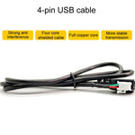 Cavo di navigazione Android Palminfo Cavo audio a 7 teste Cavo di alimentazione a 16 pin Antenna GPS Cavo USB a 4 pin e 6 pin Linea di visualizzazione posteriore, 6pcs / Set