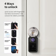 La scatola portachiavi Bluetooth intelligente supporta lo sblocco tramite impronta digitale/APP/password/scheda IC, Tuya  App, TTLOCK App
