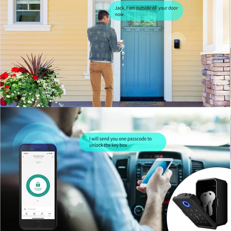 Scatola portachiavi Bluetooth con sblocco digitale