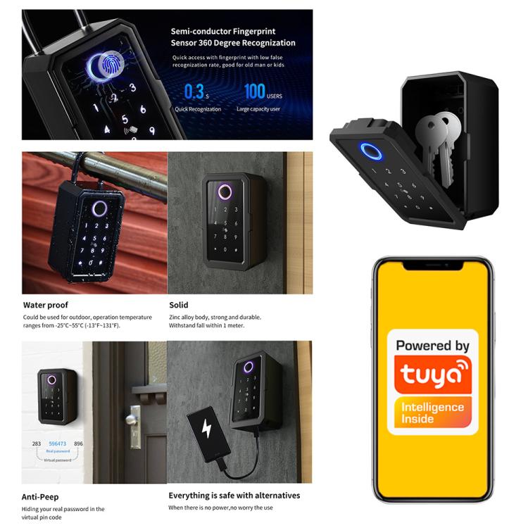 Scatola portachiavi Bluetooth con sblocco digitale