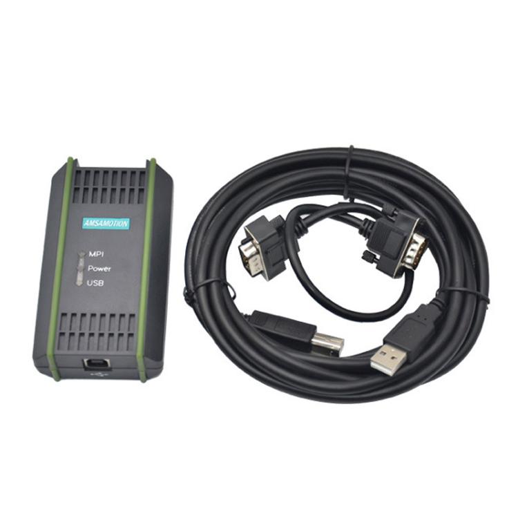 Cavo di programmazione USB-MPI AMSAMOTION per Siemens S7-200/300/400PLC / 6ES7972-0CB20-0XA0, 2.5m, Photoelectric Isolation 4.5m, Electromagnetic Isolation 4.5m