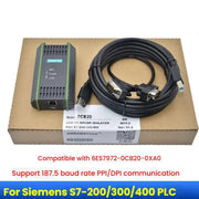 Cavo di programmazione USB-MPI AMSAMOTION per Siemens S7-200/300/400PLC / 6ES7972-0CB20-0XA0, 2.5m, Photoelectric Isolation 4.5m, Electromagnetic Isolation 4.5m