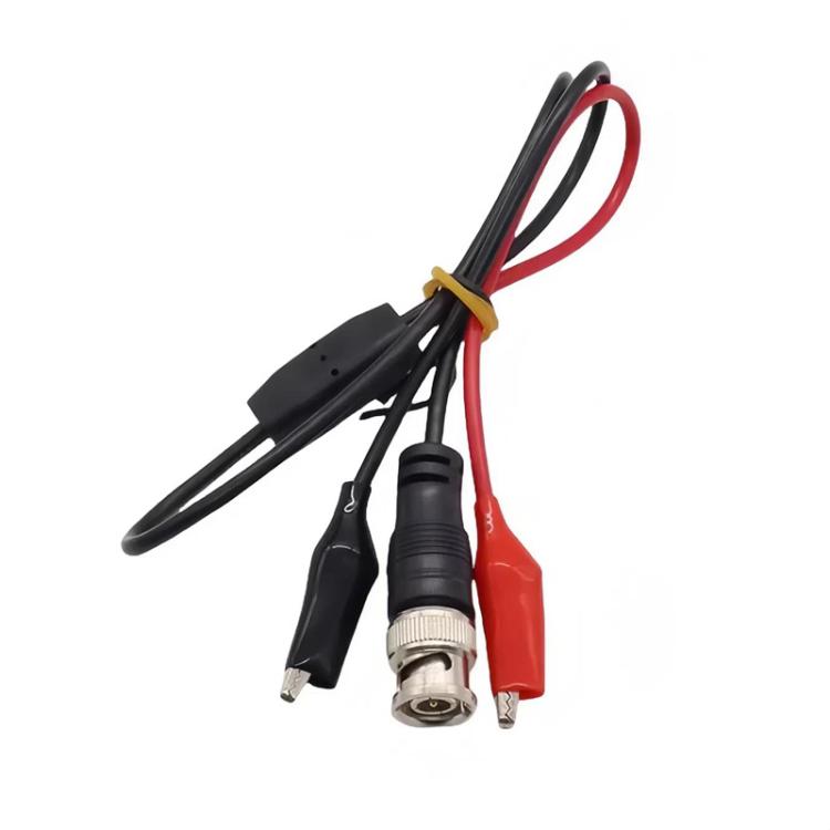 Cavo sonda oscilloscopio BNC maschio a 2 morsetti a coccodrillo Cavo di prova segnale Q9, 0.5m, 1m, 1.5m