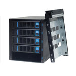 Gabbia per disco rigido hot swap a 5 alloggiamenti 3.5"/2.5" HDD/SSD compatibile per posizione unità ottica 3x5.25"