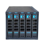 Gabbia per disco rigido hot swap a 5 alloggiamenti 3.5"/2.5" HDD/SSD compatibile per posizione unità ottica 3x5.25"