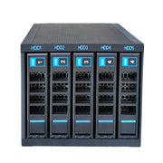 Gabbia per disco rigido hot swap a 5 alloggiamenti 3.5"/2.5" HDD/SSD compatibile per posizione unità ottica 3x5.25"