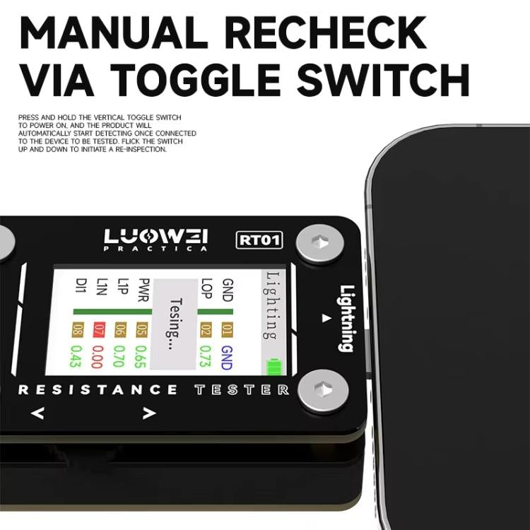 Tester automatico spina posteriore Type-C a 8 pin LUOWEI
