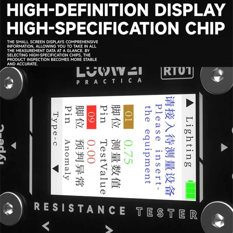 Tester automatico spina posteriore Type-C a 8 pin LUOWEI