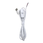 Cavo di alimentazione USB a 2 pin, pulsante di controllo ON/OFF 501, striscia di luce di riempimento a LED, cavo di alimentazione per luci per piante