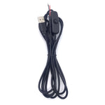 Cavo di alimentazione USB a 2 pin, pulsante di controllo ON/OFF 501, striscia di luce di riempimento a LED, cavo di alimentazione per luci per piante