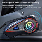 Kuqibao K23S Auricolari Bluetooth per Casco Moto con Interfono 10