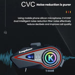 Kuqibao K23S Auricolari Bluetooth per Casco Moto con Interfono 10