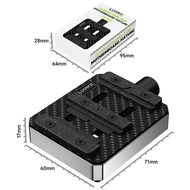 Dispositivo multifunzionale per riparazione di telefoni cellulari, resistente alle alte temperature, clip di fissaggio per chip della scheda madre del telefono cellulare, AP03