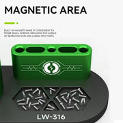 Organizzatore di utensili per la riparazione del telefono cellulare, supporto per cacciavite rotante, LW-316