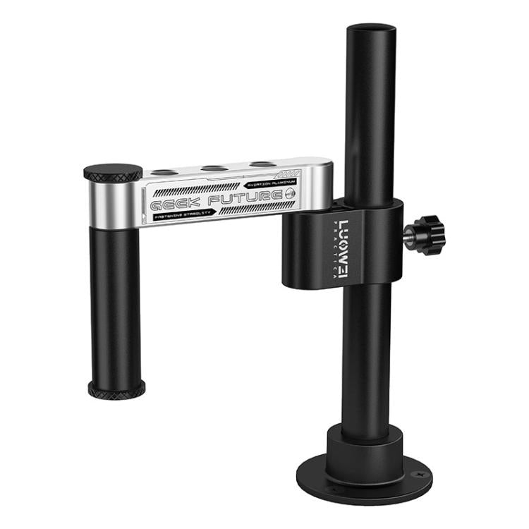 Supporto per microscopio da 32 mm con braccio oscillante in metallo, universale per sollevamento e impilamento a 360 gradi, fisso per riparazione e ispezione., GK01
