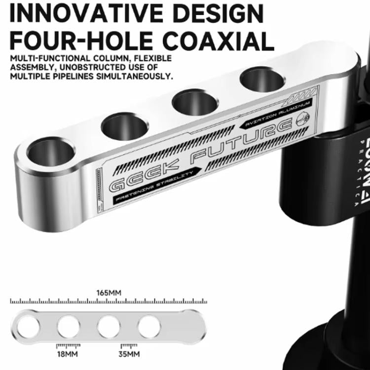 Supporto per microscopio da 32 mm con braccio oscillante in metallo, universale per sollevamento e impilamento a 360 gradi, fisso per riparazione e ispezione., GK01