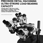 Supporto per microscopio da 32 mm con braccio oscillante in metallo, universale per sollevamento e impilamento a 360 gradi, fisso per riparazione e ispezione., GK01