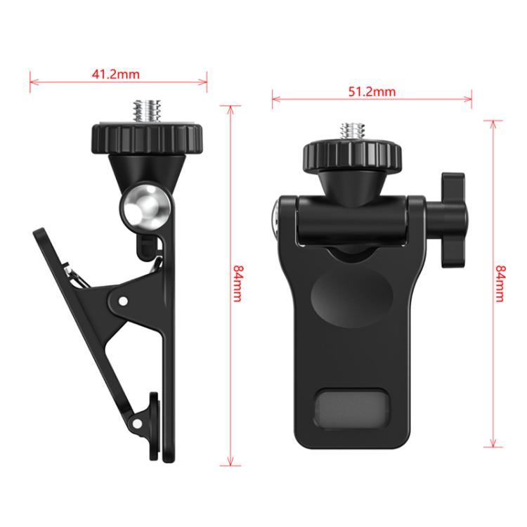 Clip universale 1/4 per luce di riempimento smartphone