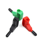 Set 3 punte magnetiche 4mm per multimetro rosso nero verde
