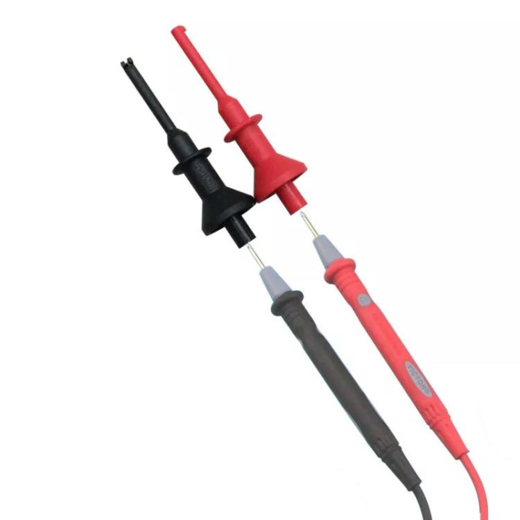 Sonde di prova multimetro con gancio telescopico 2mm/4mm
