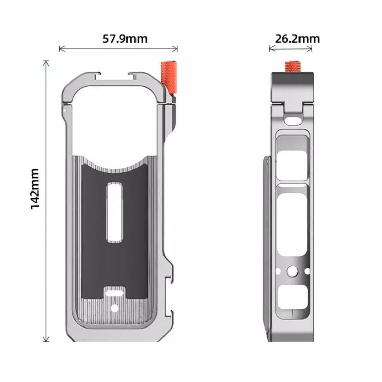 Gabbia metallica con dissipazione per Insta360 X4