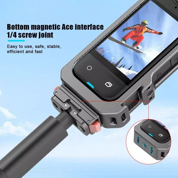 Gabbia metallica con dissipazione per Insta360 X4