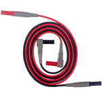 Cavo prolunga 4mm con spina dritta e morsetto 10A