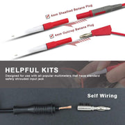 4pcs /Set 0.7mm Multimeter Non-Destructive Probe Electrical Auto Repair Test Probe