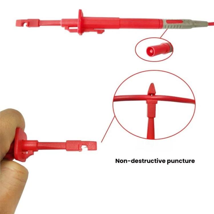 Sonda test per multimetro con jack banana 4 mm