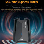 COMFAST CF-987BE Tri-band 6500Mbps WiFi7 USB 3.0 Wireless Network Adapter, CF-987BE