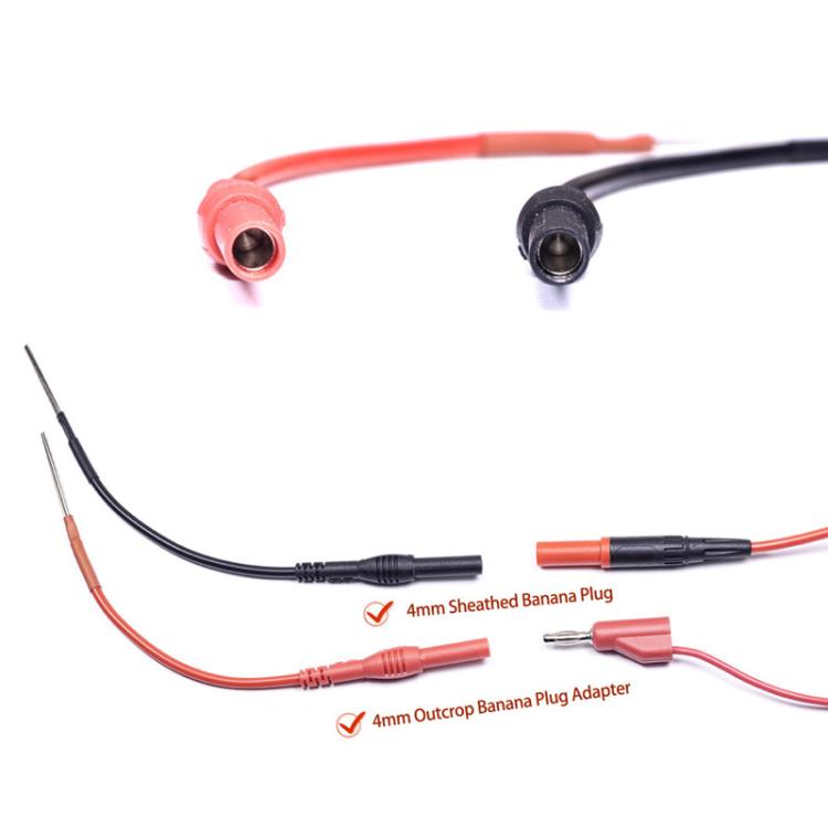 Adattatore femmina 4mm per multimetro con cavo silicone