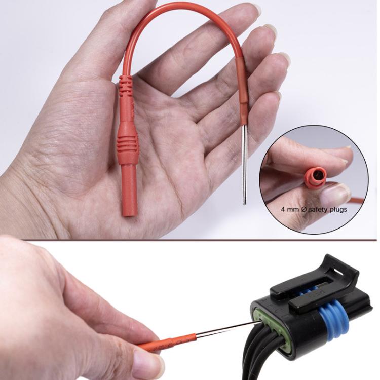 Adattatore femmina 4mm per multimetro con cavo silicone