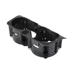 Portabevande per console centrale Mercedes-Benz Classe C W205 / GLC W253 / Classe E W213 2056802391, Black, Black Carbon Fiber, Red Carbon Fiber