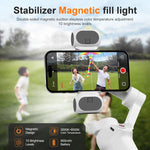 Luce di riempimento magnetica a LED per stabilizzatore gimbal portatile DJI/Zhiyun, lampada fotografica per fotocamera, luce di riempimento per cellulare., XJ97 One Lamp, XJ97 Dual Lamp, XJ97P One Lamp + Clips Set, XJ97P Dual Lamp + Clips Set