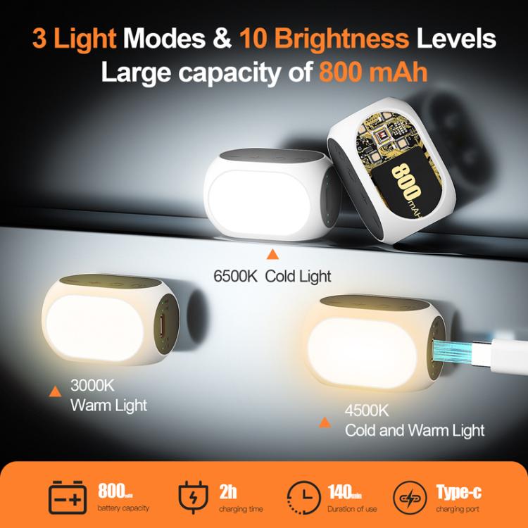 Luce di riempimento magnetica a LED per stabilizzatore gimbal portatile DJI/Zhiyun, lampada fotografica per fotocamera, luce di riempimento per cellulare., XJ97 One Lamp, XJ97 Dual Lamp, XJ97P One Lamp + Clips Set, XJ97P Dual Lamp + Clips Set
