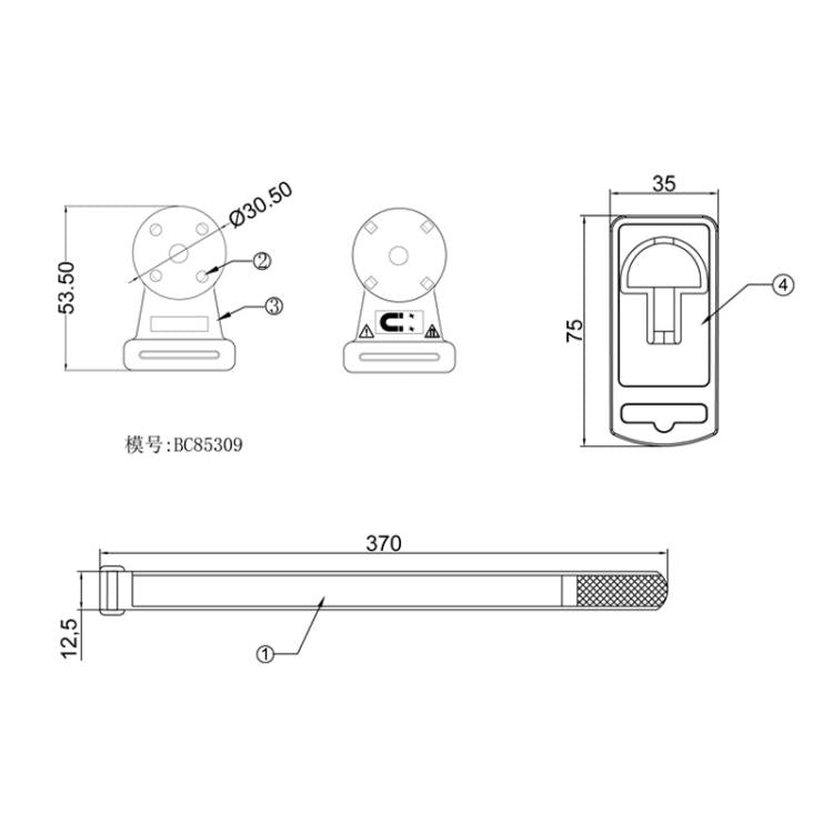 Set 2 Cinghie Magnetiche Universali per Multimetro