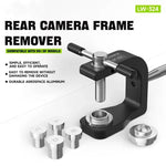Rimozione della cornice della fotocamera: rimuovere la fotocamera posteriore del cellulare senza levigare o danneggiare., LW-324