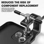 Rimozione della cornice della fotocamera: rimuovere la fotocamera posteriore del cellulare senza levigare o danneggiare., LW-324