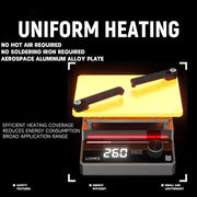 Stazione di preriscaldamento universale LUOWEI HS3 per laminazione stratificata, stagnatura e sgommatura., US Plug, EU Plug
