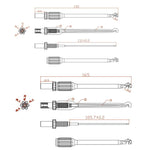 Sonda di Rilevamento con Jack Banana 4mm 16.5-19cm