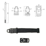 Kit 3 Cinghie Magnetiche Portamultimetro Universali