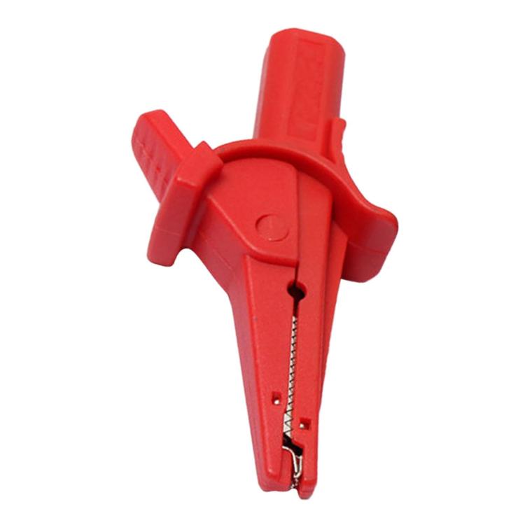 Clip a coccodrillo con jack banana 4mm per test elettrici
