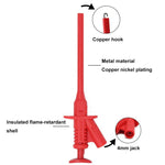 Sonda di prova con gancio telescopico 4mm banana jack
