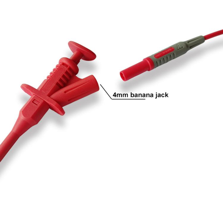 Sonda di prova con gancio telescopico 4mm banana jack