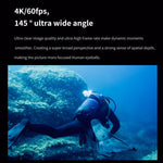 Videocamera sportiva VIRAN V10 5K WiFi con schermo IPS da 2 pollici, impermeabile IP68 e stabilizzazione a sei assi., V10
