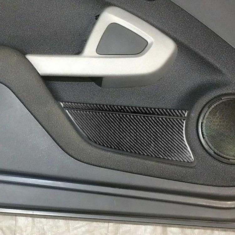 Adesivi in fibra di carbonio per vani portaoggetti Smart Fortwo 2