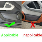 Adesivi per vani portaoggetti delle portiere per Mercedes-Benz Smart Fortwo 2011-2015, set da 4 pezzi.