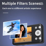 Fotocamera Digitale 4K con Zoom Ottico 6X e Schermo IPS 3"