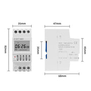 SINOTIMER TM626  2 Channel Timer Switch 220V 7 Days Weekly Programmable Timer